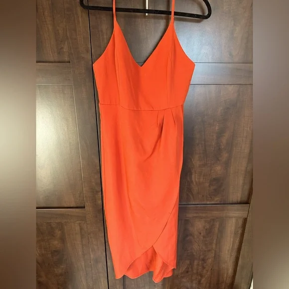 open lace back dress Amazon.com: Dark Orange Dress main image 0
